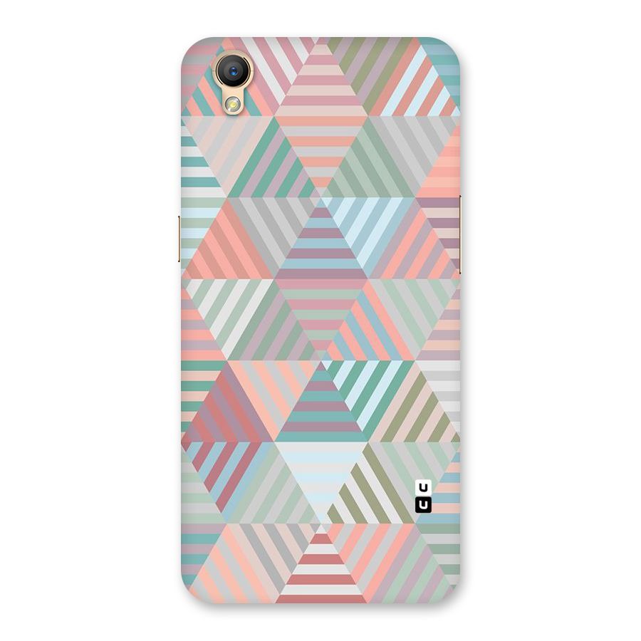 Abstract Triangle Lines Back Case for Oppo A37
