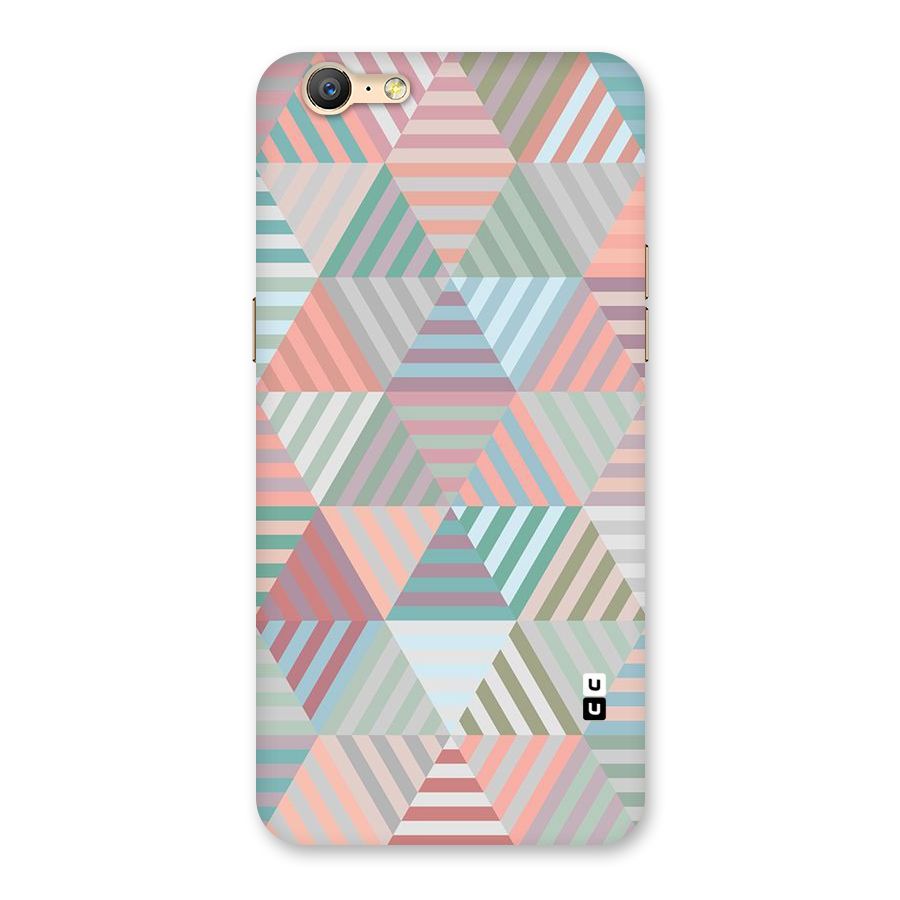 Abstract Triangle Lines Back Case for Oppo A39