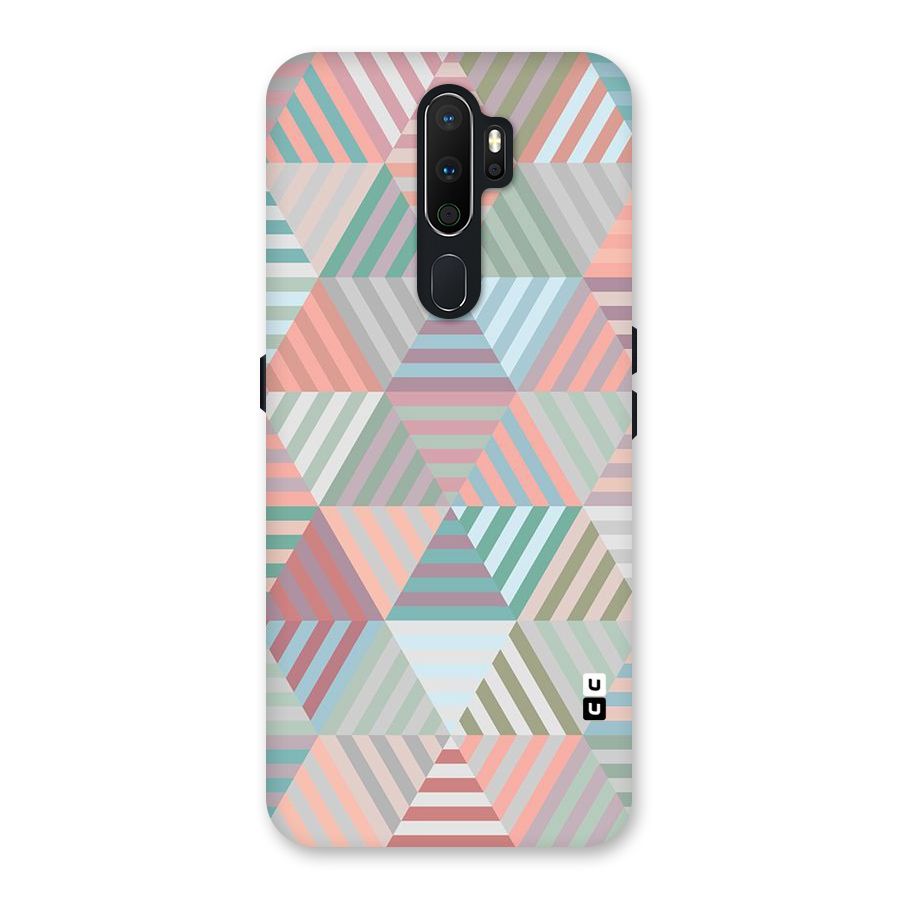 Abstract Triangle Lines Back Case for Oppo A5 (2020)