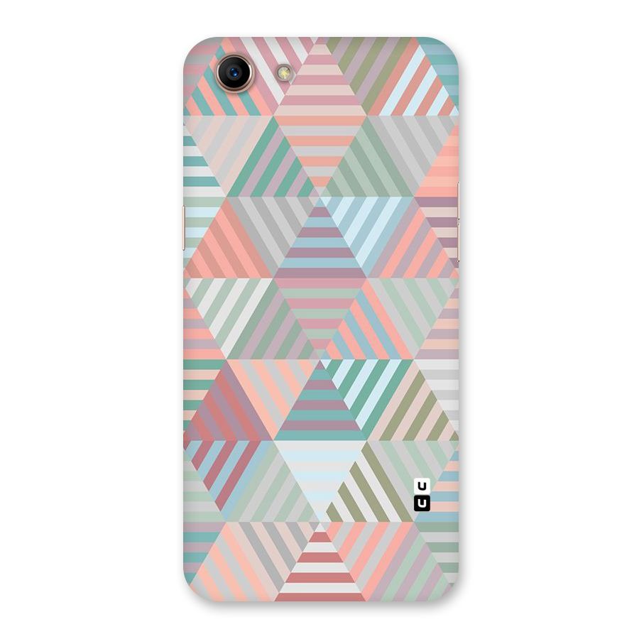 Abstract Triangle Lines Back Case for Oppo A83 (2018)