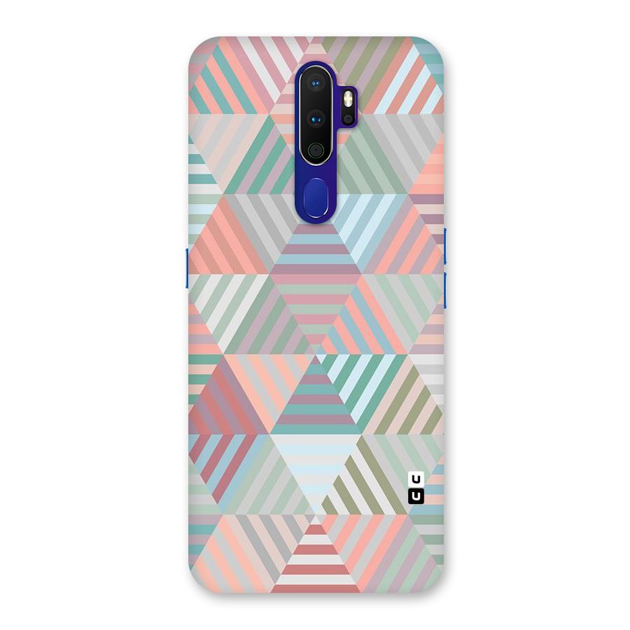 Abstract Triangle Lines Back Case for Oppo A9 (2020)