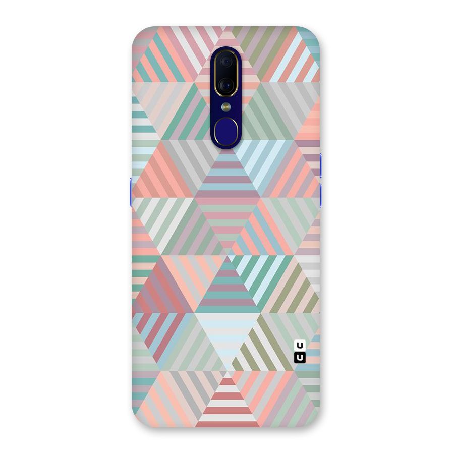 Abstract Triangle Lines Back Case for Oppo F11