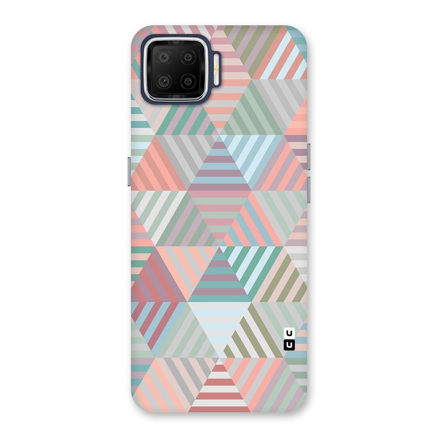 Abstract Triangle Lines Back Case for Oppo F17