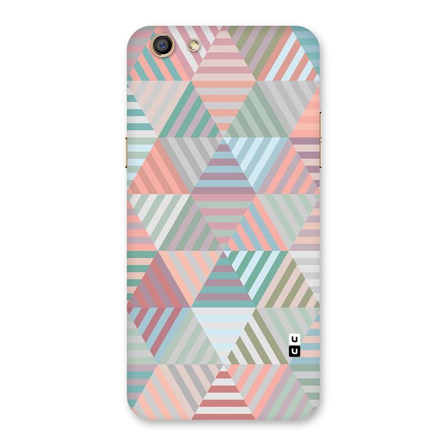 Abstract Triangle Lines Back Case for Oppo F3