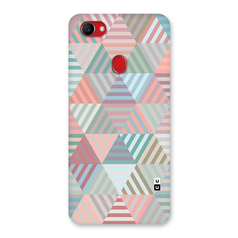 Abstract Triangle Lines Back Case for Oppo F7