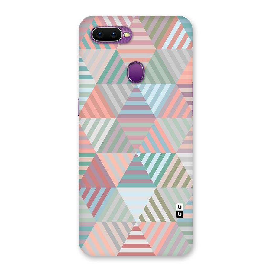 Abstract Triangle Lines Back Case for Oppo F9