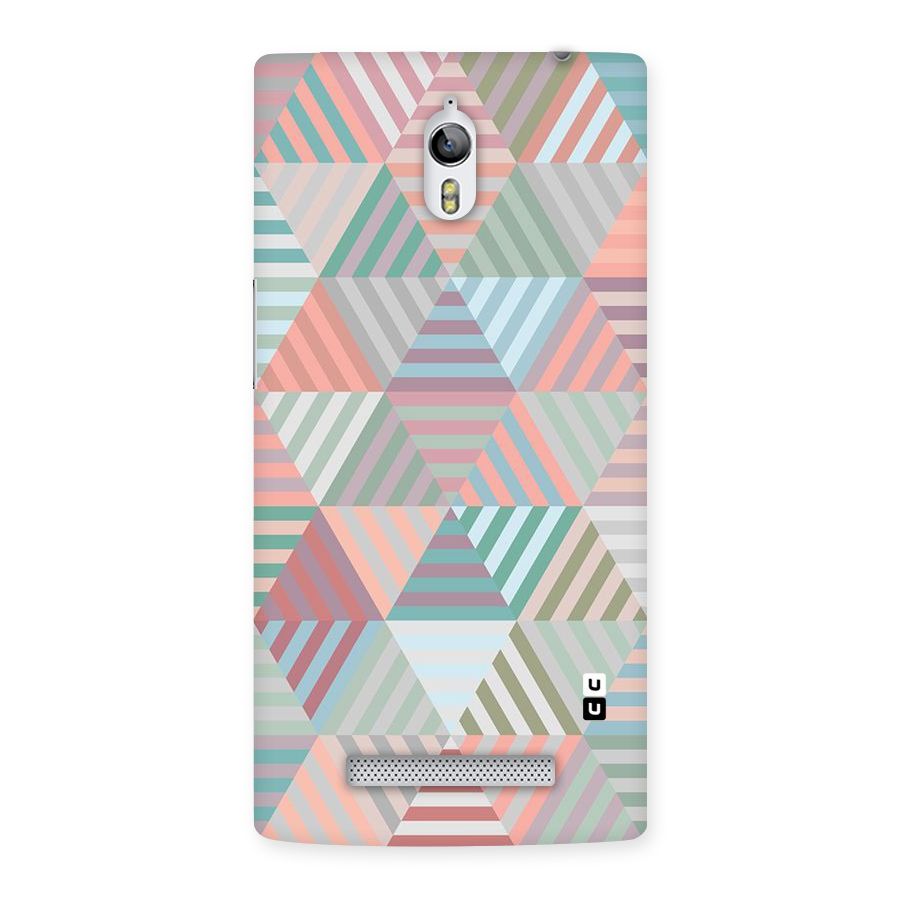 Abstract Triangle Lines Back Case for Oppo Find 7