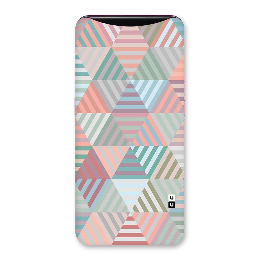 Abstract Triangle Lines Back Case for Oppo Find X
