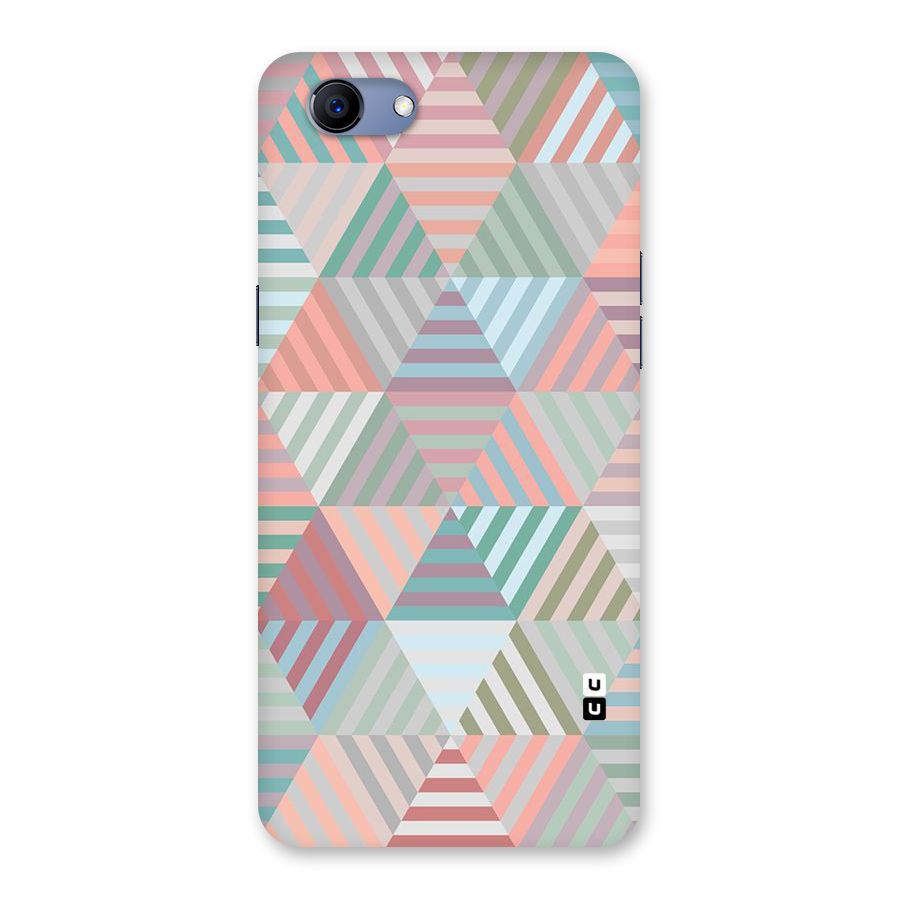 Abstract Triangle Lines Back Case for Oppo Realme 1