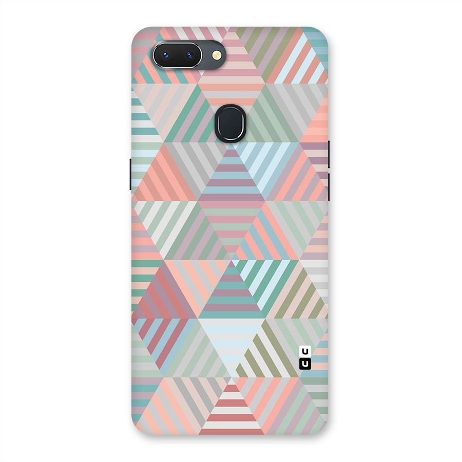 Abstract Triangle Lines Back Case for Oppo Realme 2