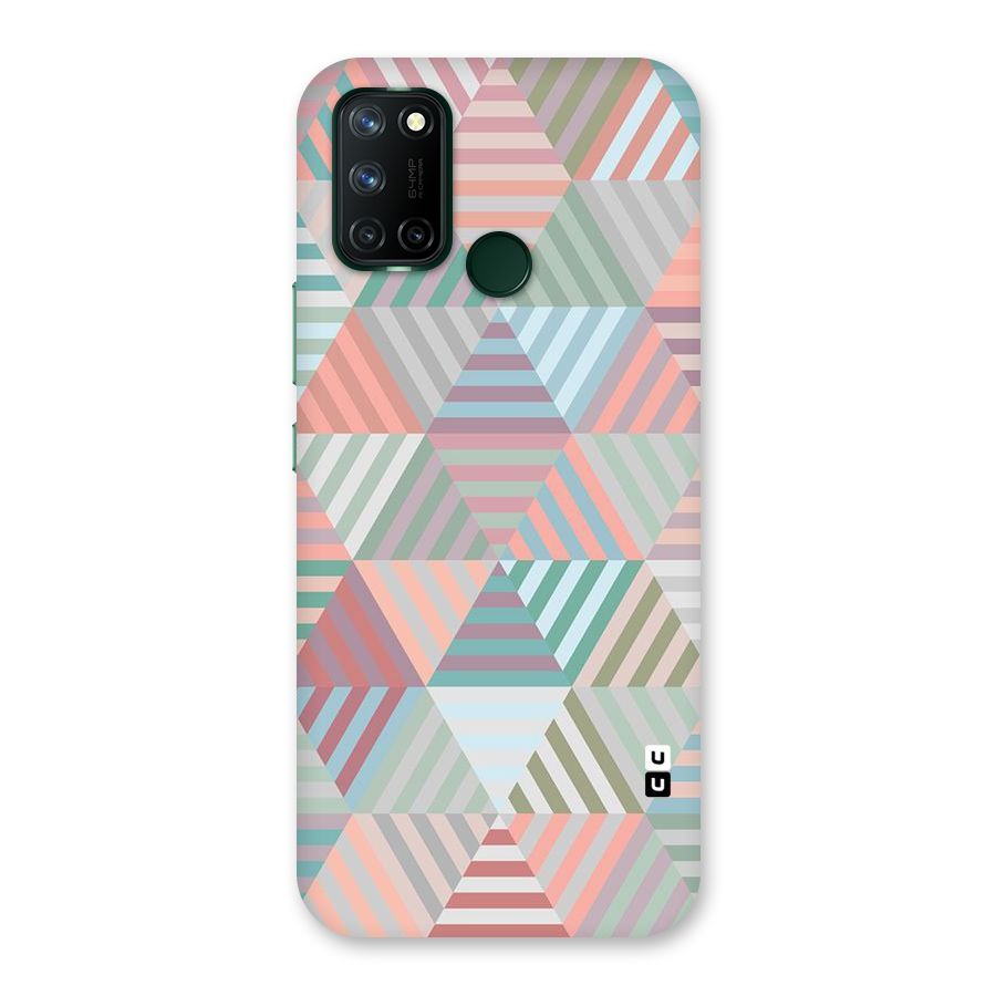 Abstract Triangle Lines Back Case for Realme 7i