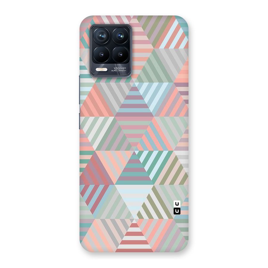 Abstract Triangle Lines Back Case for Realme 8 Pro