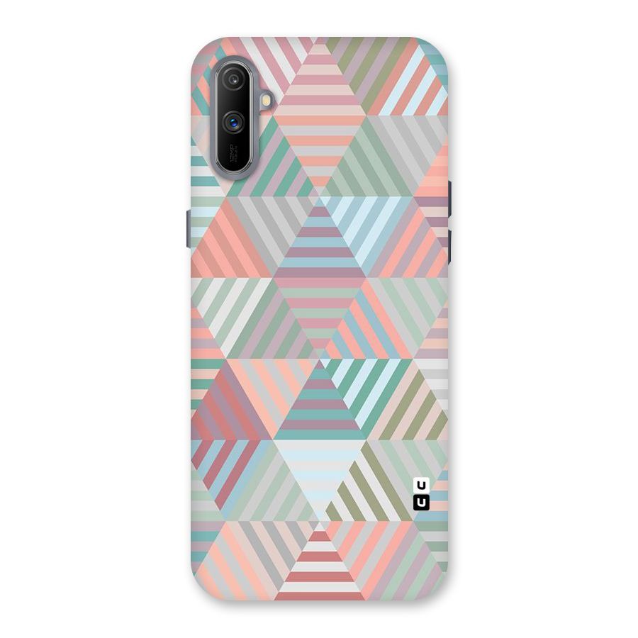 Abstract Triangle Lines Back Case for Realme C3