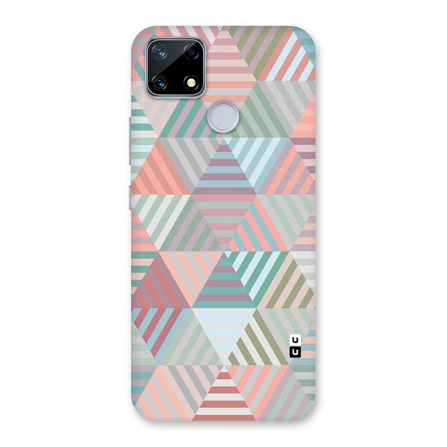 Abstract Triangle Lines Back Case for Realme Narzo 20
