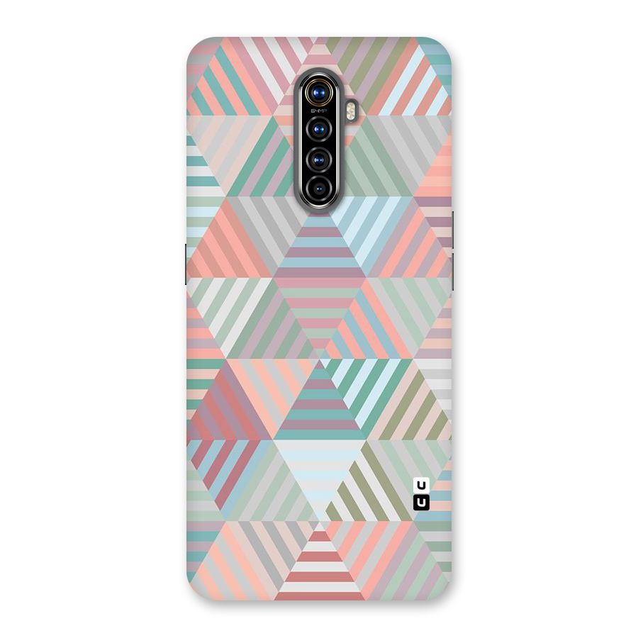 Abstract Triangle Lines Back Case for Realme X2 Pro