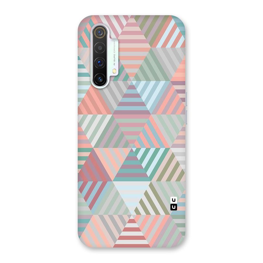 Abstract Triangle Lines Back Case for Realme X3