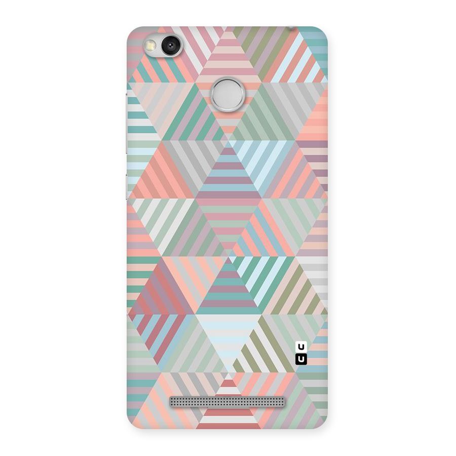 Abstract Triangle Lines Back Case for Redmi 3S Prime
