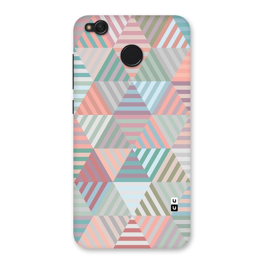 Abstract Triangle Lines Back Case for Redmi 4