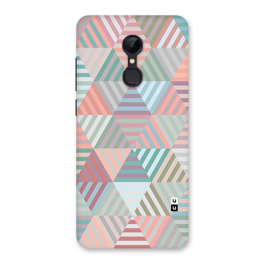 Abstract Triangle Lines Back Case for Redmi 5