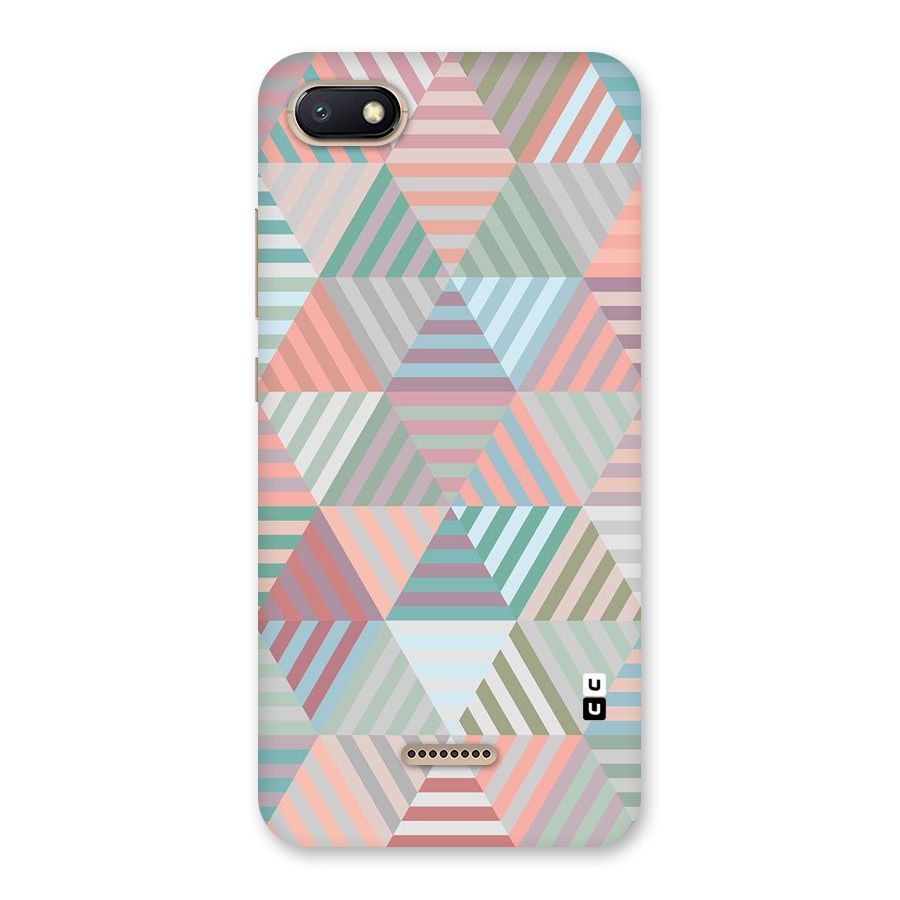 Abstract Triangle Lines Back Case for Redmi 6A