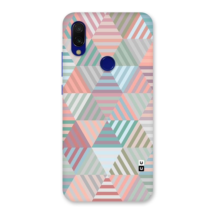 Abstract Triangle Lines Back Case for Redmi 7