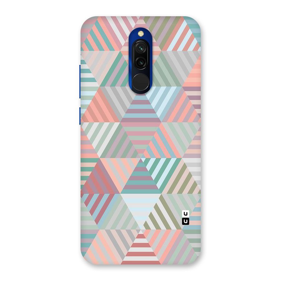Abstract Triangle Lines Back Case for Redmi 8