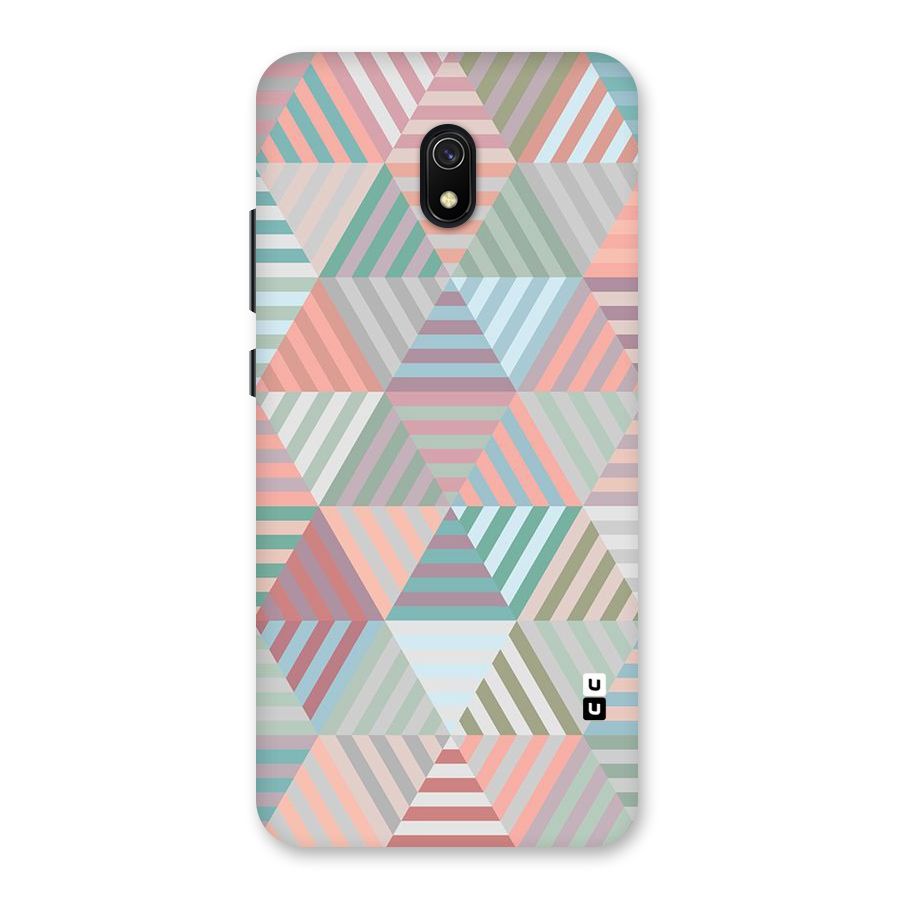 Abstract Triangle Lines Back Case for Redmi 8A
