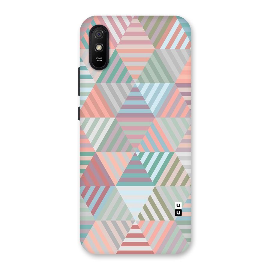 Abstract Triangle Lines Back Case for Redmi 9A