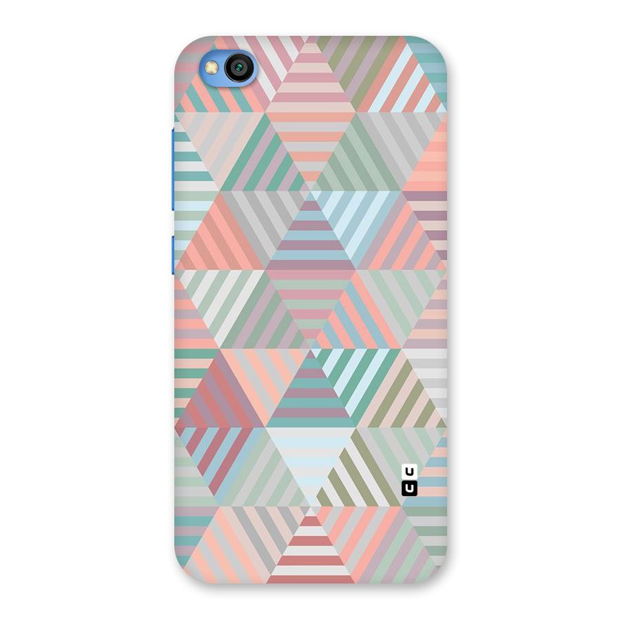 Abstract Triangle Lines Back Case for Redmi Go