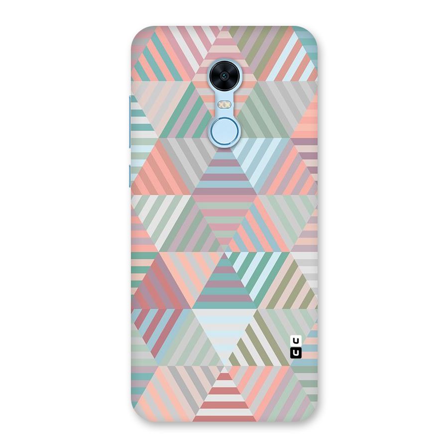 Abstract Triangle Lines Back Case for Redmi Note 5