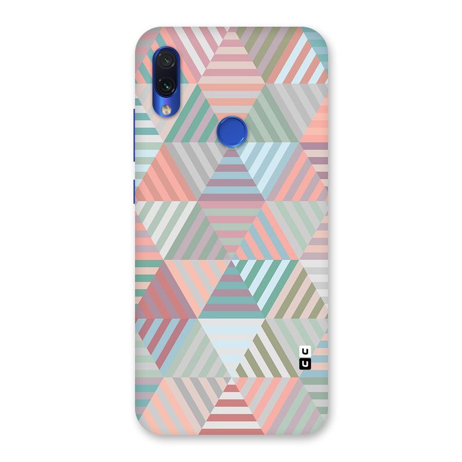 Abstract Triangle Lines Back Case for Redmi Note 7
