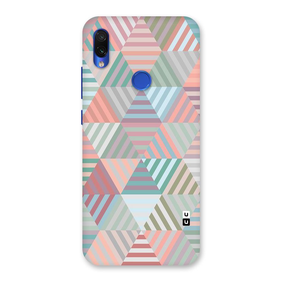 Abstract Triangle Lines Back Case for Redmi Note 7S