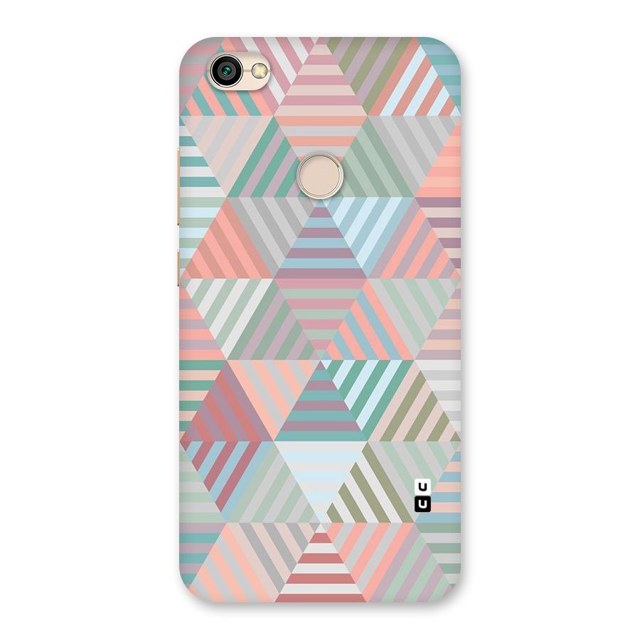 Abstract Triangle Lines Back Case for Redmi Y1 2017