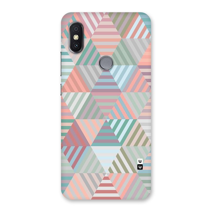 Abstract Triangle Lines Back Case for Redmi Y2