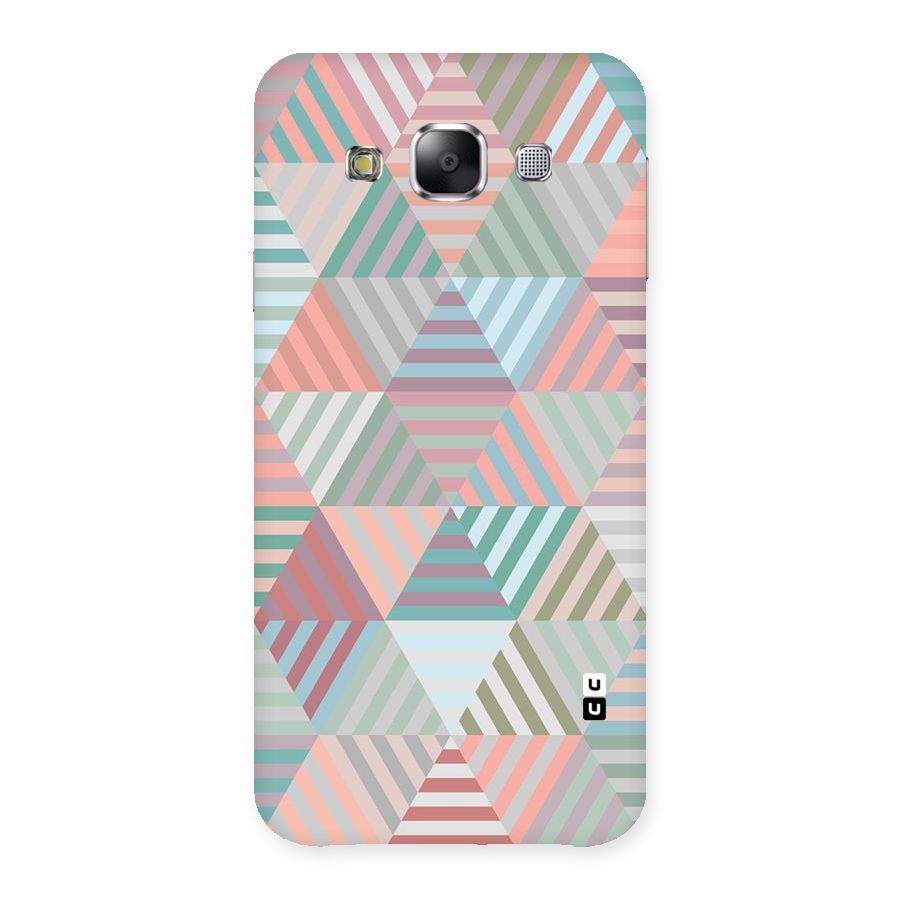 Abstract Triangle Lines Back Case for Samsung Galaxy E5