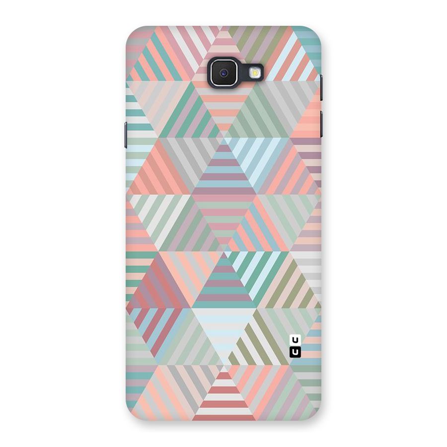 Abstract Triangle Lines Back Case for Samsung Galaxy J7 Prime