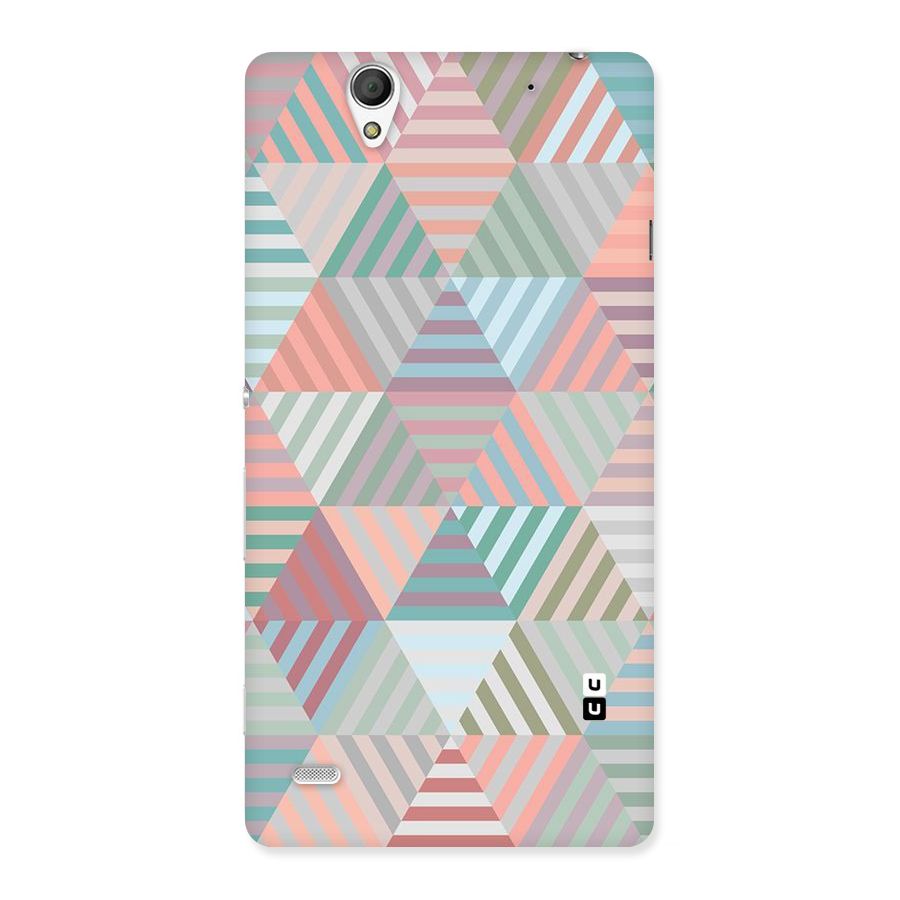Abstract Triangle Lines Back Case for Sony Xperia C4