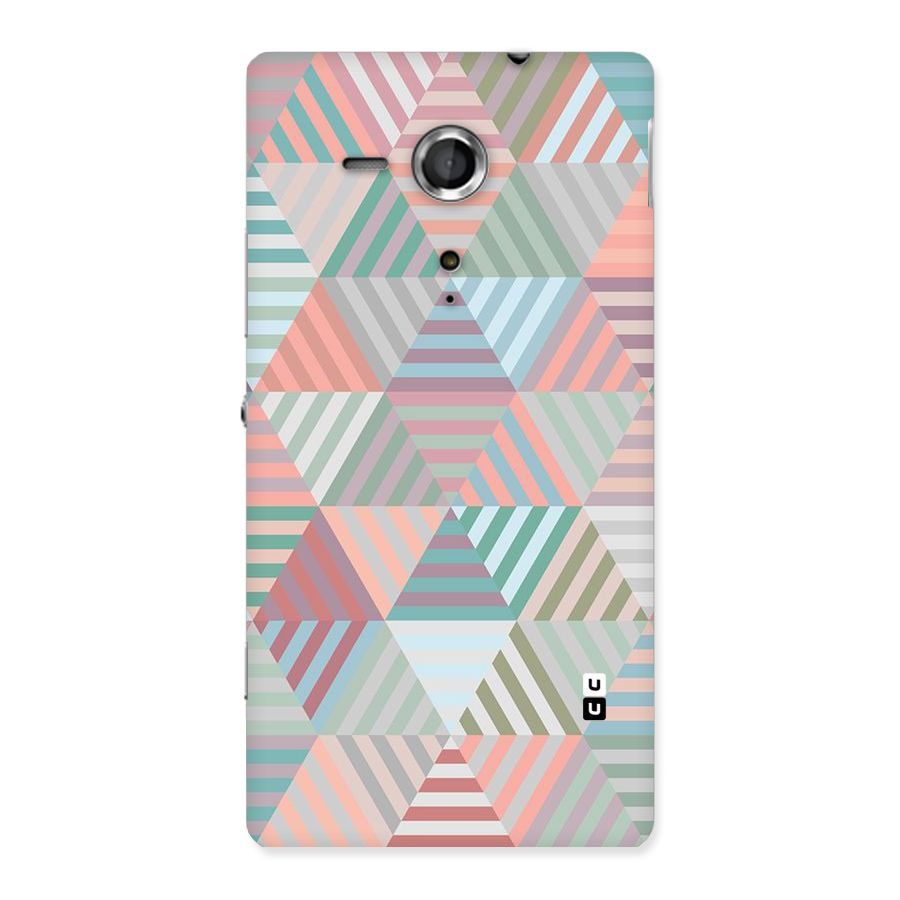 Abstract Triangle Lines Back Case for Sony Xperia SP