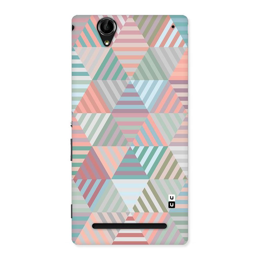 Abstract Triangle Lines Back Case for Sony Xperia T2