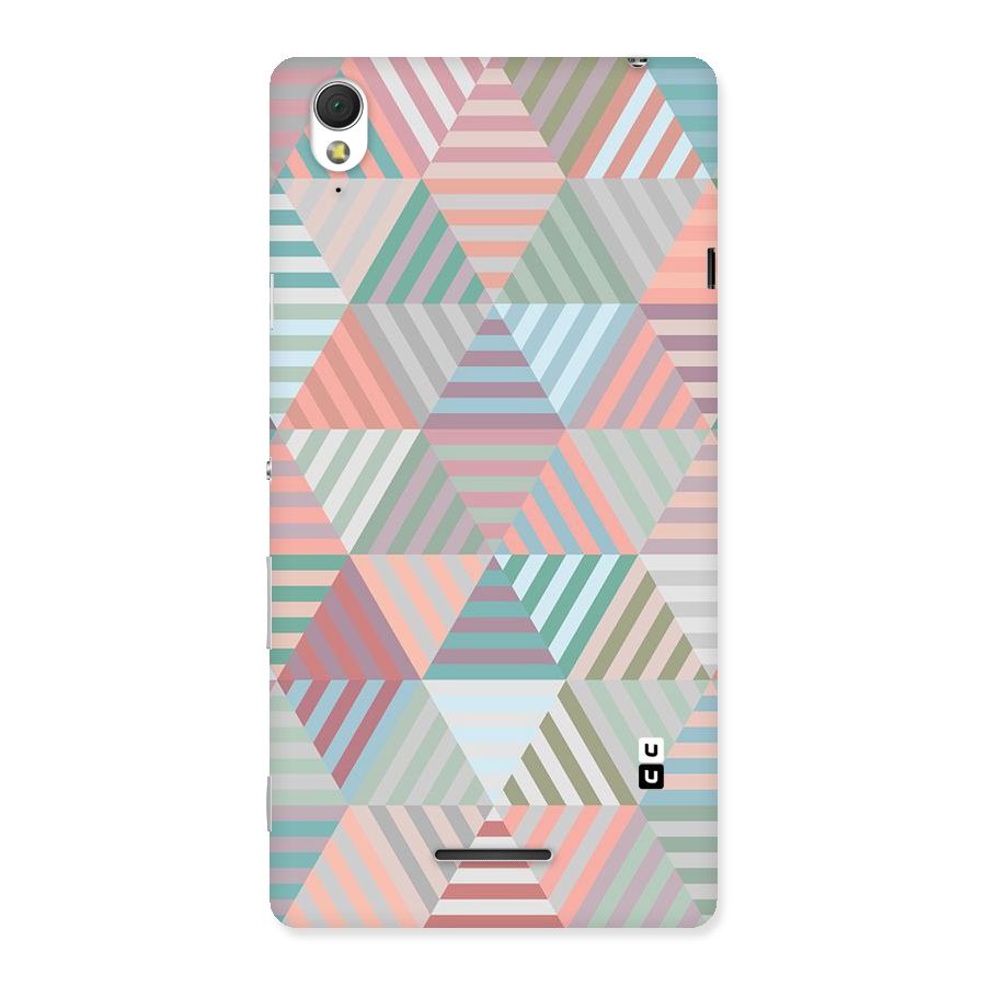 Abstract Triangle Lines Back Case for Sony Xperia T3