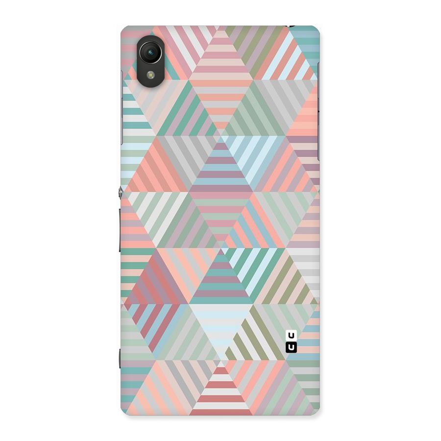 Abstract Triangle Lines Back Case for Sony Xperia Z1