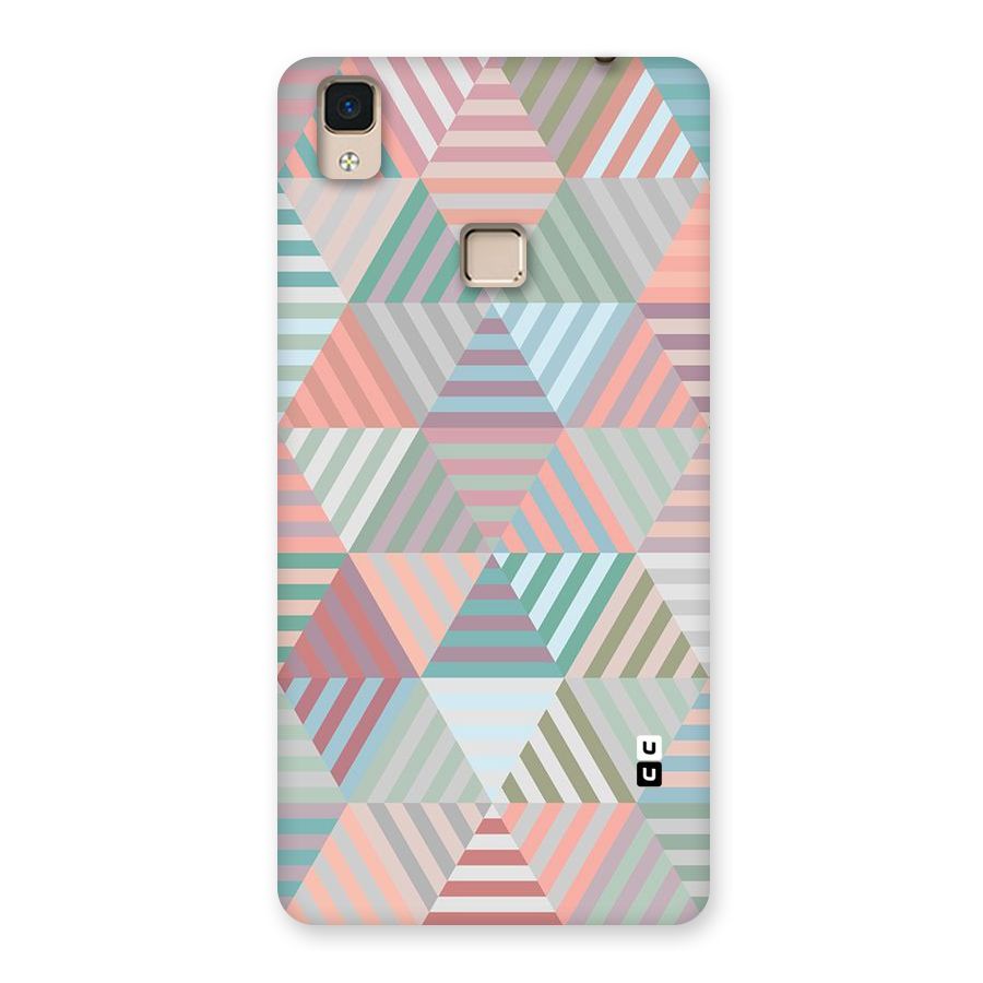 Abstract Triangle Lines Back Case for V3 Max