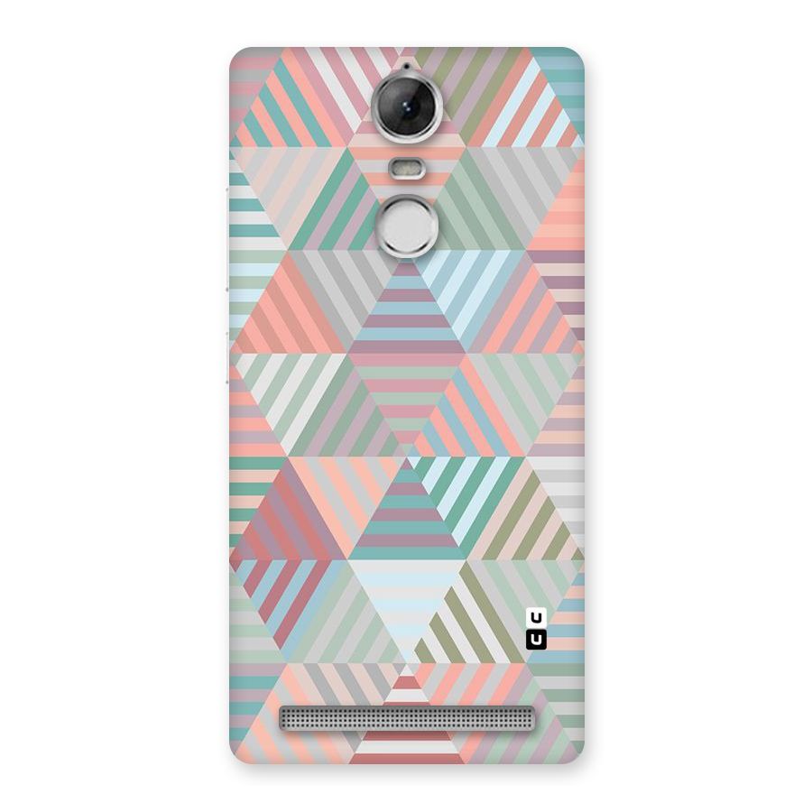 Abstract Triangle Lines Back Case for Vibe K5 Note