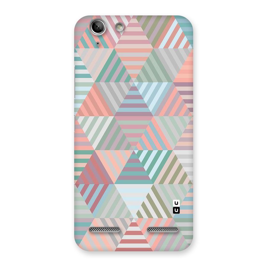 Abstract Triangle Lines Back Case for Vibe K5 Plus