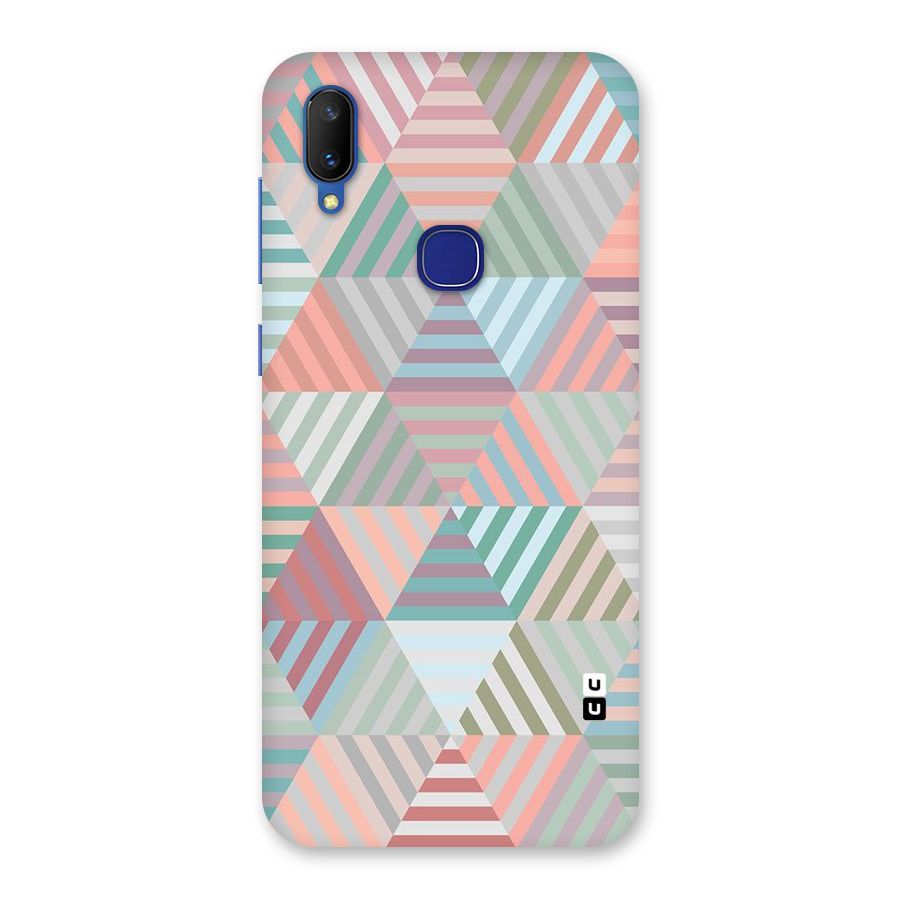 Abstract Triangle Lines Back Case for Vivo V11
