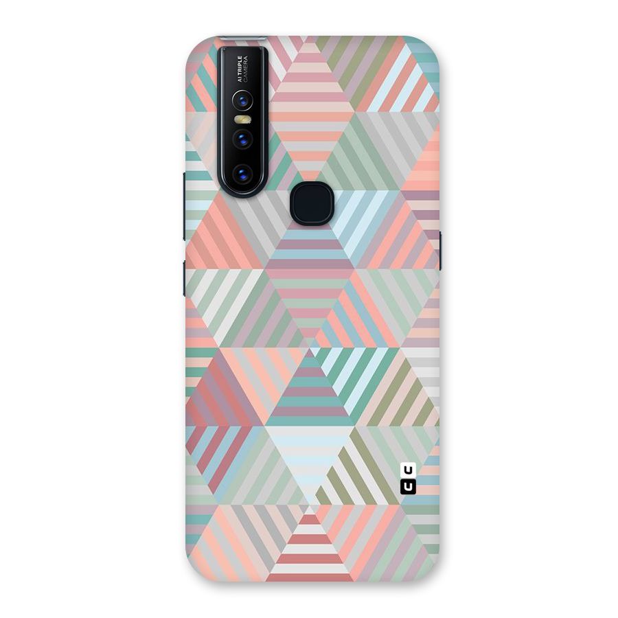 Abstract Triangle Lines Back Case for Vivo V15