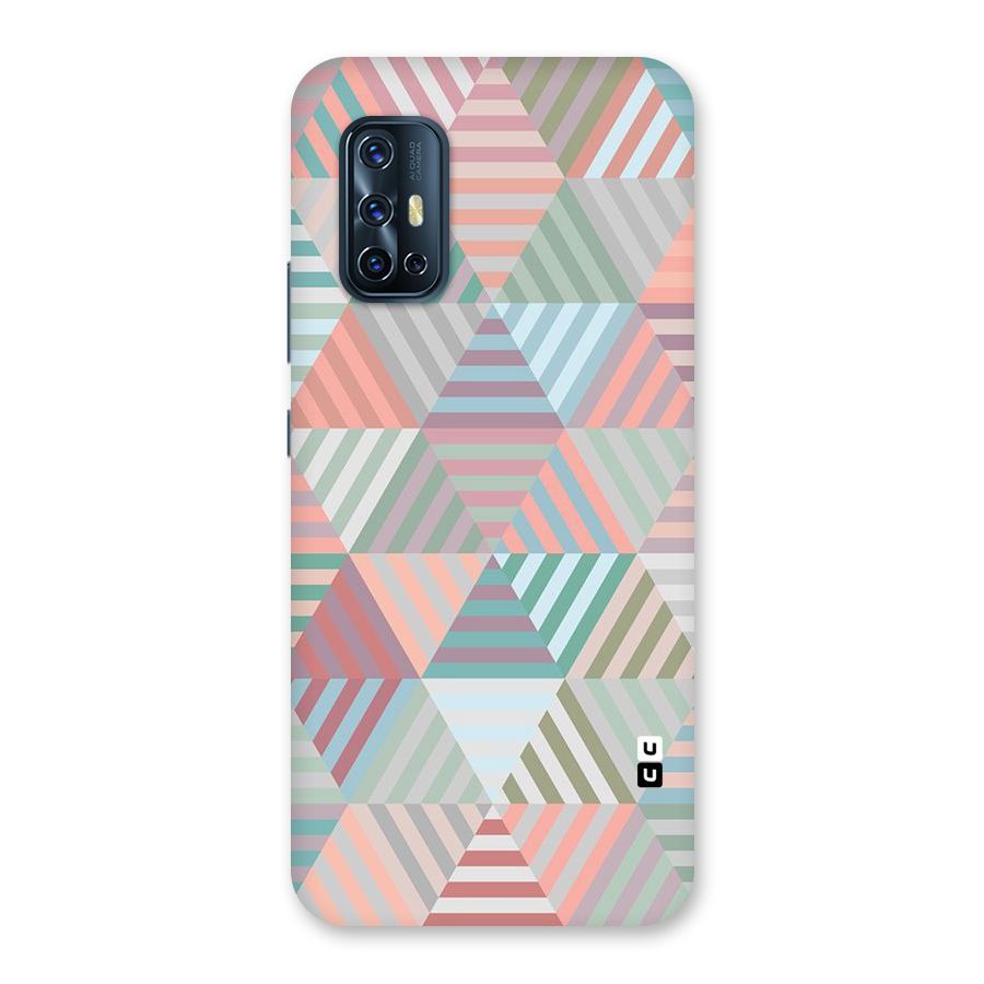 Abstract Triangle Lines Back Case for Vivo V17