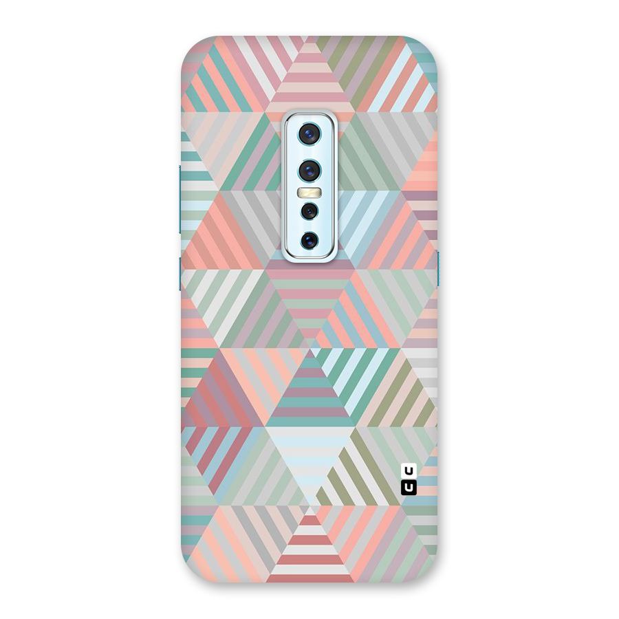 Abstract Triangle Lines Back Case for Vivo V17 Pro
