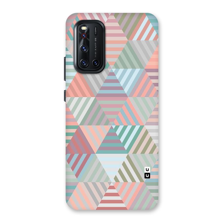 Abstract Triangle Lines Back Case for Vivo V19