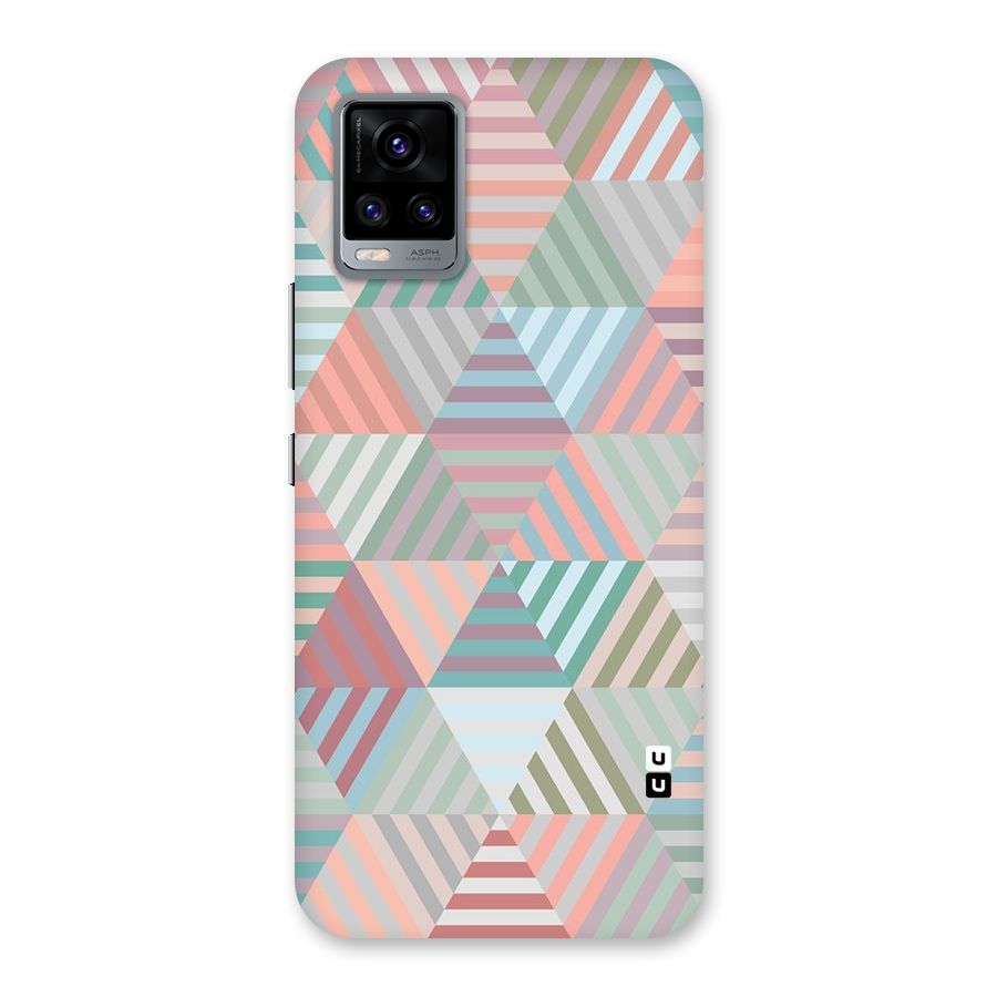 Abstract Triangle Lines Back Case for Vivo V20